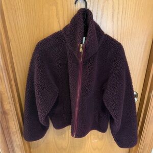 Varley Plum Sherpa Full Zip